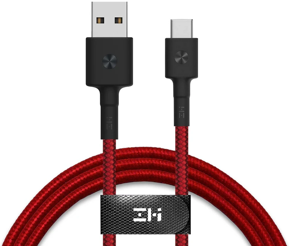 Кабель ZMI Premium USB-C to USB 1m - Red, картинка 1