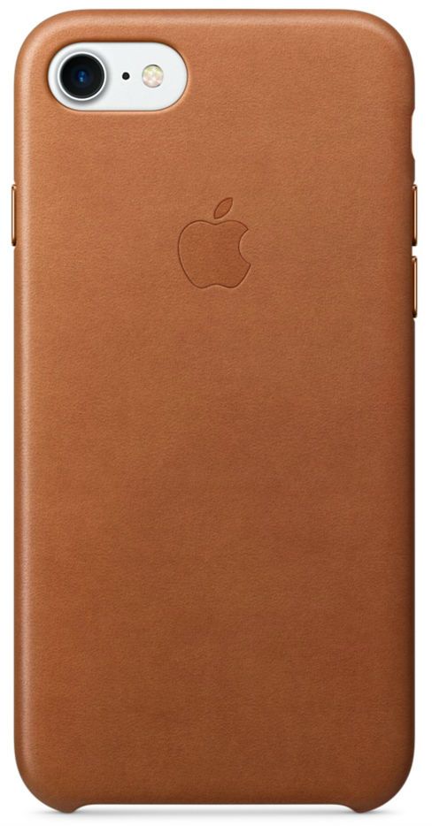 Чехол Apple iPhone 7 Leather Case Saddle Brown, картинка 1