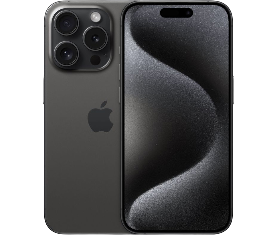 Смартфон Apple iPhone 15 Pro 128Gb Black Titanium (1 sim + eSIM), картинка 1