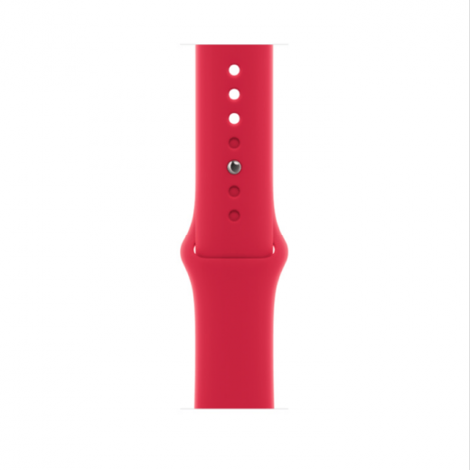 Apple Watch Series 8, 45 мм, цвета Red, спортивный браслет Red, картинка 3