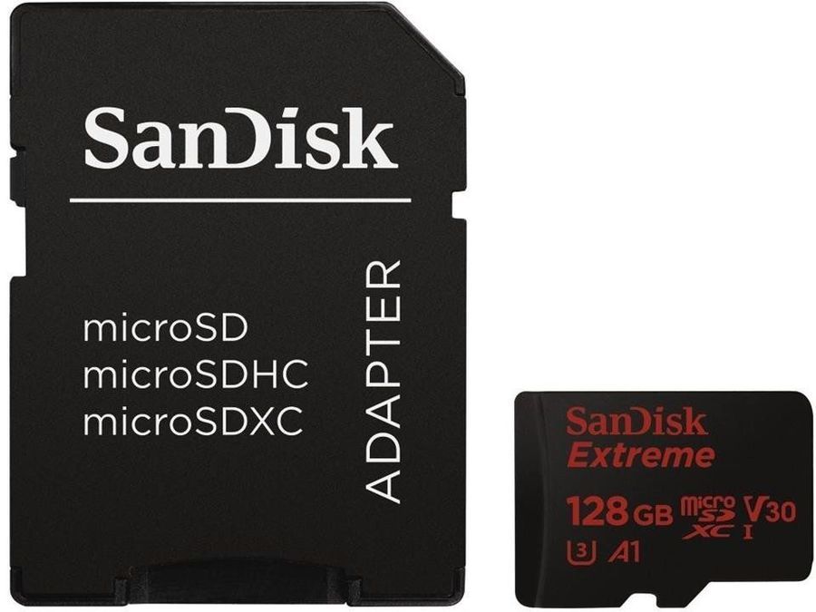 Карта памяти SanDisk microSDHC UHS-I Extreme 128 ГБ Class 10 SDSQXAF-128G-GN6MA, картинка 2