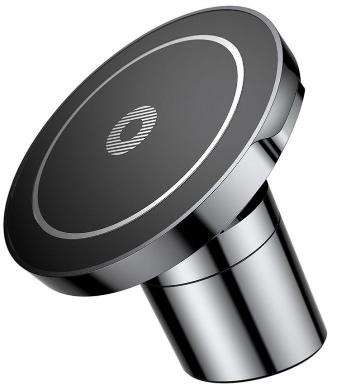 Держатель магнитный c зарядкой BASEUS Big Ears Wireless Charger - Black, картинка 1