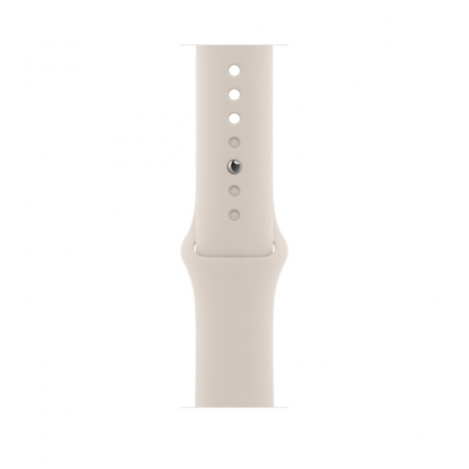 Apple Watch SE 2023, 40 мм, алюминий цвета «Starlight», спортивный ремешок цвета «Starlight» M/L, картинка 3