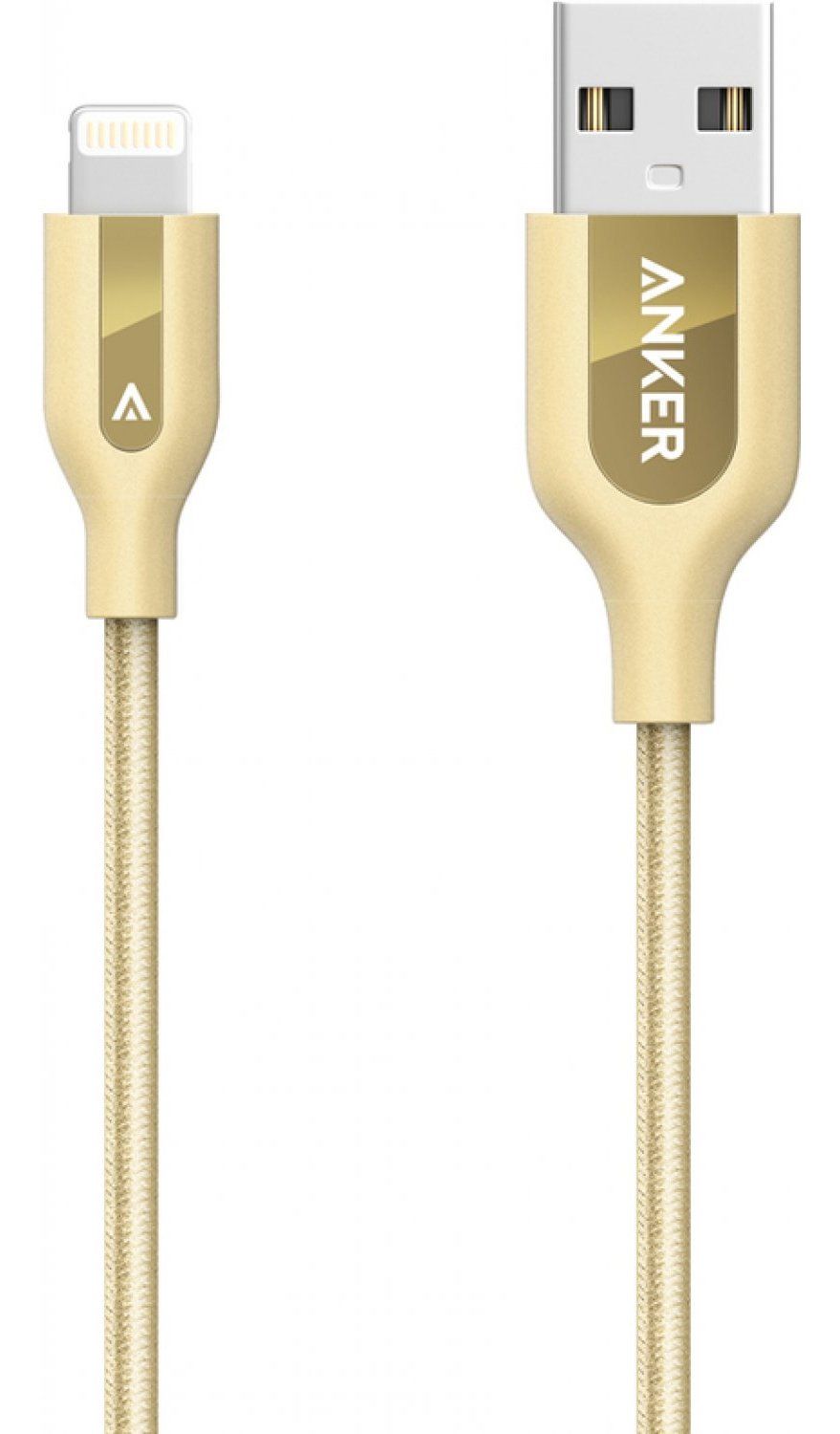 Кабель ANKER PowerLine+ Lightning Cable 0.9m - Gold, картинка 1