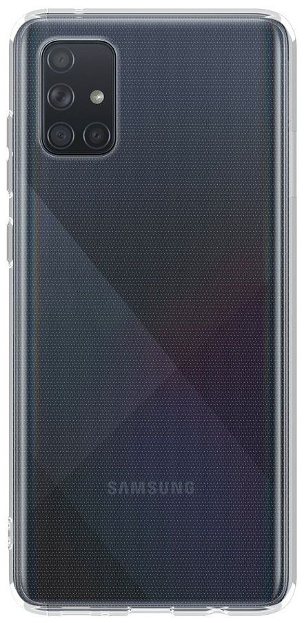 Силиконовый чехол Deppa для Samsung Galaxy A51 прозрачный, картинка 1