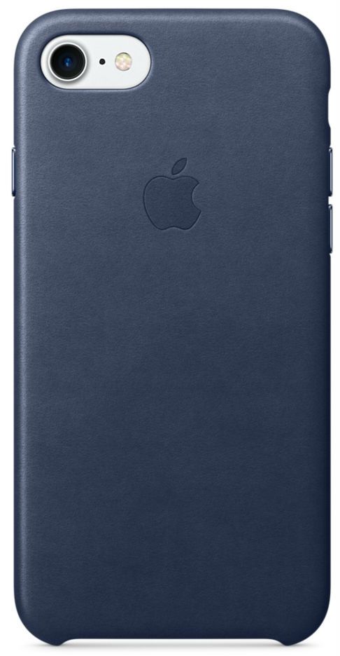 Чехол Apple iPhone 7 Leather Case Midnight Blue, картинка 1