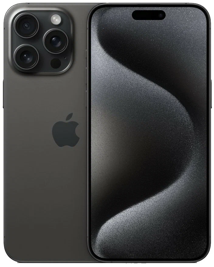 Смартфон Apple iPhone 15 Pro Max 256Gb Black Titanium (1 sim + eSIM), картинка 1
