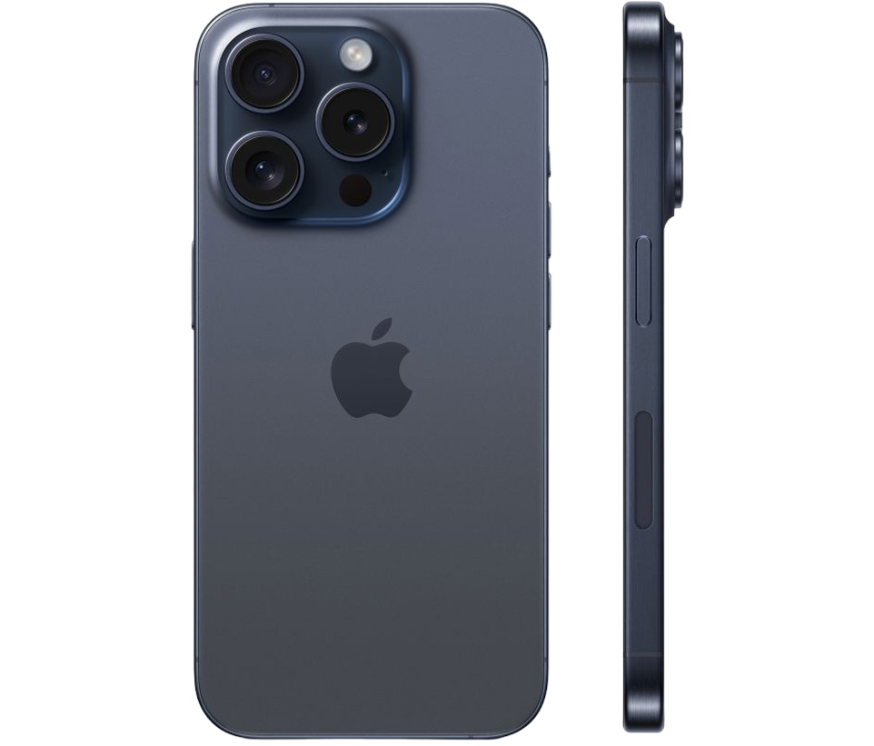 Смартфон Apple iPhone 15 Pro 1Tb Blue Titanium (1 sim + eSIM), картинка 2