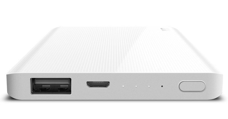 Внешний аккумулятор XiaoMi Power Bank ZMi 5000mAh - White, картинка 4