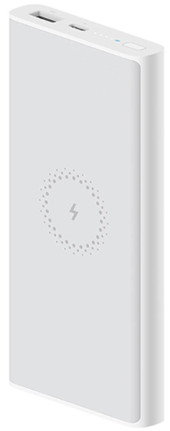 Внешний аккумулятор с поддержкой беспроводной зарядки Xiaomi Mi Power Bank Wireless Youth Edition 10000mAh (Белый), картинка 2