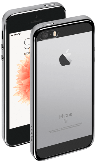 Чехол Deppa iPhone 5S/SE Gel Plus Case - Gray, картинка 1