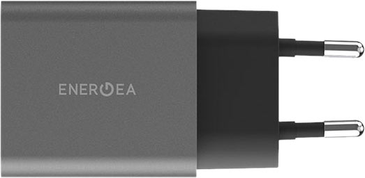 Автомобильное ЗУ EnergEA Alu Drive PD20+ USB-C + USB QC 3.0 20W Aluminium Gunmetal, картинка 2