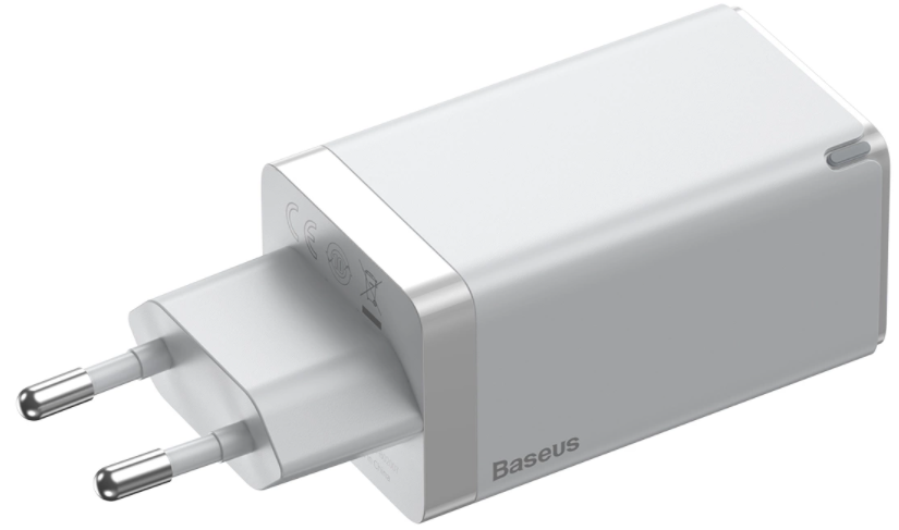 СЗУ BASEUS GaN 2 Pro Quick charger Type-C 2 + USB 65W (CCGAN2P-B02) Белый