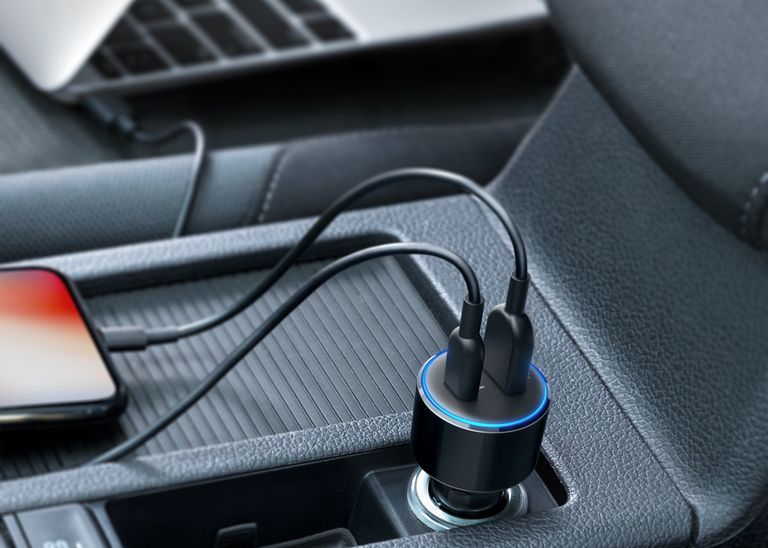 Автомобильное ЗУ ANKER Car Charger Power Drive PD 2 USB-A USB-C Black, картинка 3
