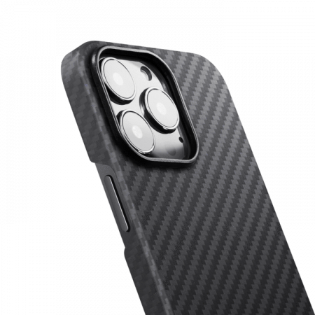 Кевларовый чехол Pitakka MagEZ 2 iPhone 13 Pro Black/Grey, картинка 3