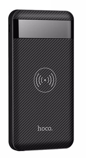 Внешний аккумулятор HOCO Wireless Power Bank J11 10.000 mAh - Black, картинка 1