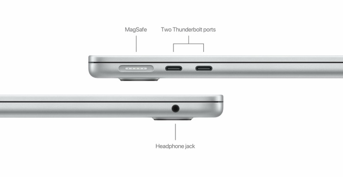 Ноутбук Apple MacBook Air 15" Silver (Early 2024) MRYP3 (8C CPU/10C GPU/M3/8Гб/256Гб SSD), картинка 5
