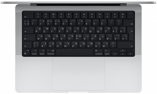 Ноутбук Apple MacBook Pro 14" (Late 2021) MKGR3 Silver (M1 Pro 8C CPU, 14C GPU/16Gb/512Gb SSD), картинка 2