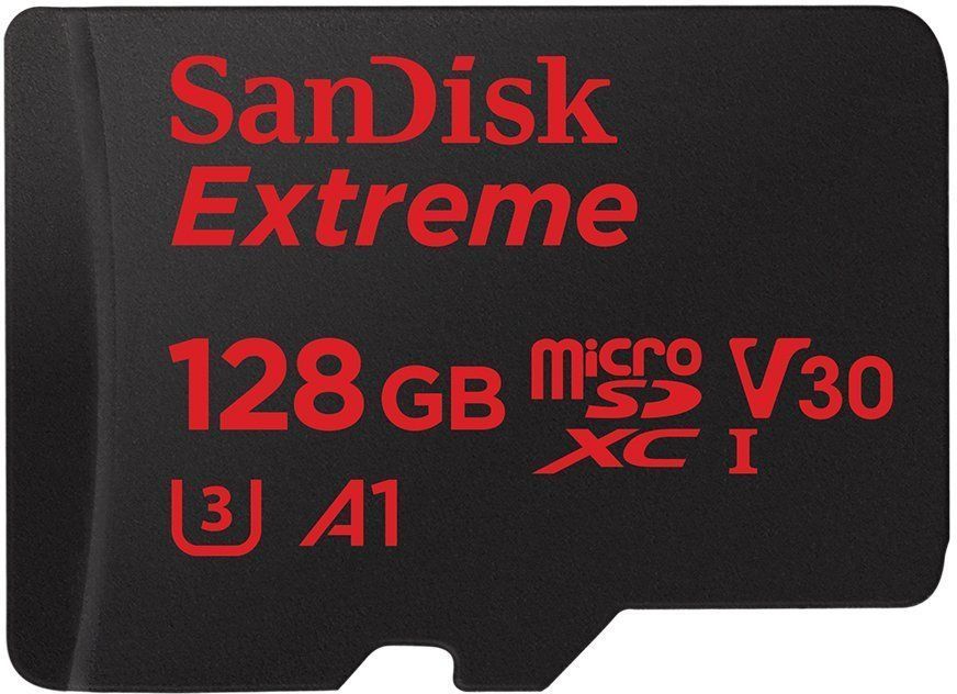 Карта памяти SanDisk microSDHC UHS-I Extreme 128 ГБ Class 10 SDSQXAF-128G-GN6MA