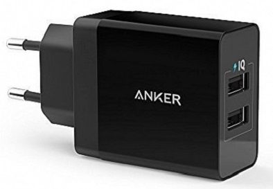 СЗУ Anker 24W USBx2 4.8A QC 3.0 - Black
