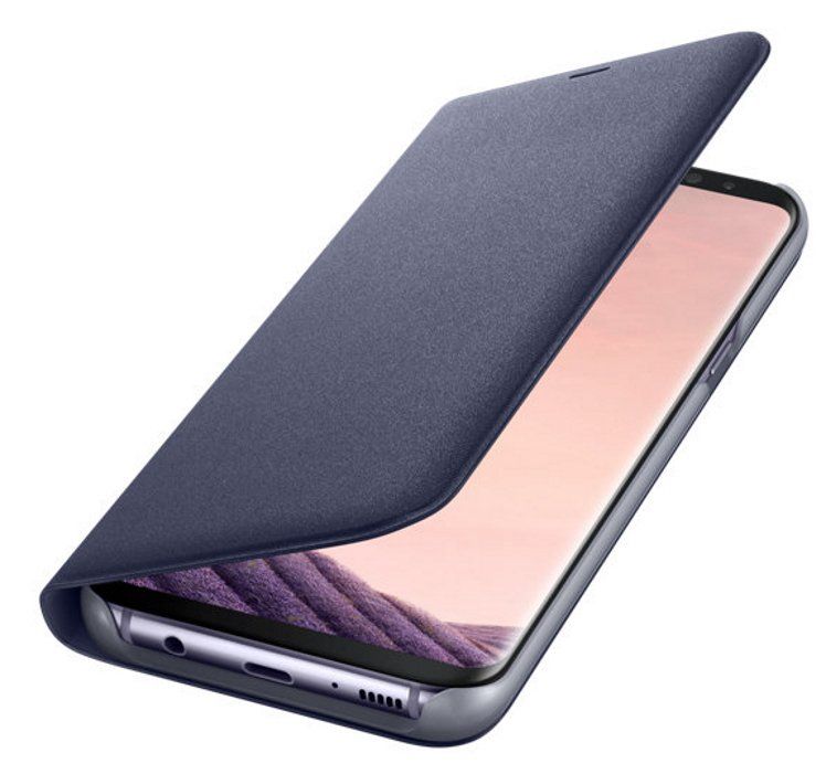 Чехол Samsung Galaxy S8+ LED View Cover - Violet, картинка 3