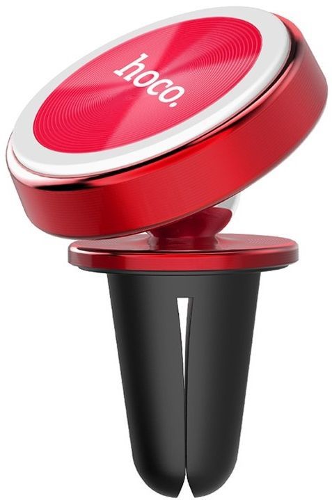 Держатель HOCO R6 Magnetic Air Vent Holder Red, картинка 1