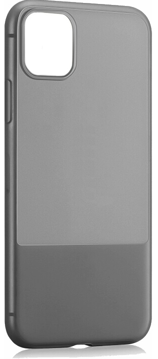 Чехол силиконовый Gurdini для iPhone 11 Pro Max - Black, картинка 1