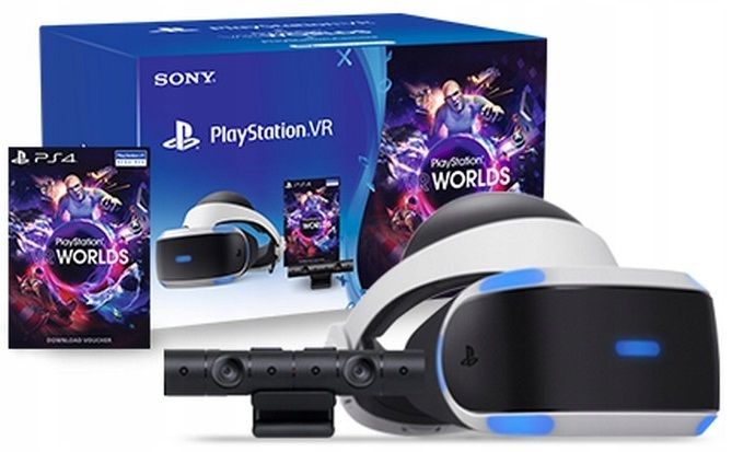 Набор SONY PlayStation VR + камера Eye V2 + игра VR Worlds