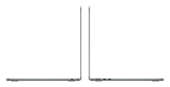 Ноутбук Apple MacBook Air 15" Space Gray (Early 2024) MXD13 (8C CPU/10C GPU/M3/16Гб/512Гб SSD), картинка 4
