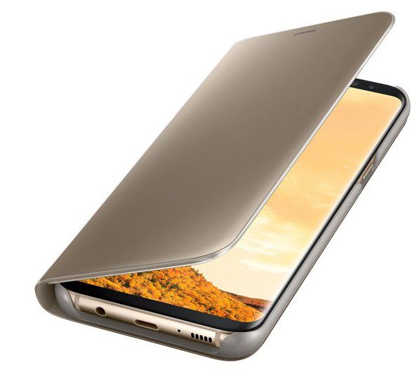 Чехол Samsung Galaxy S8+ LED View Cover - Gold, картинка 3
