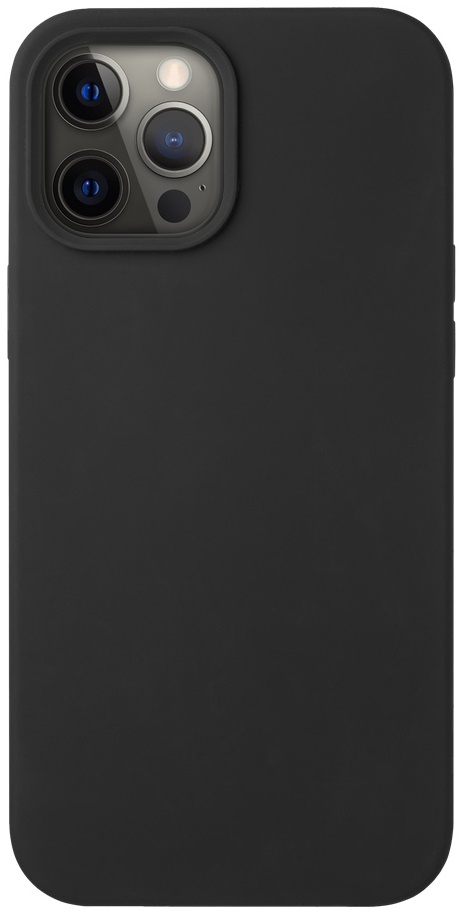 Чехол Deppa Liquid Silicone для iPhone 12 Pro Max Черный, картинка 3
