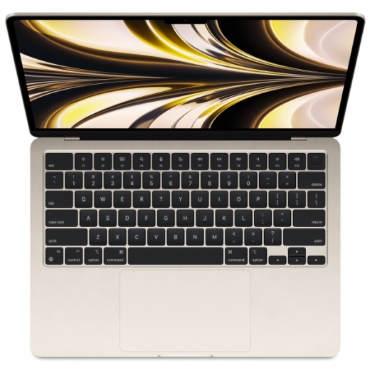 Ноутбук Apple MacBook Air 13" Starlight (Mid 2022) MLY13 M2 8Gb/512Gb SSD/Touch ID, картинка 2