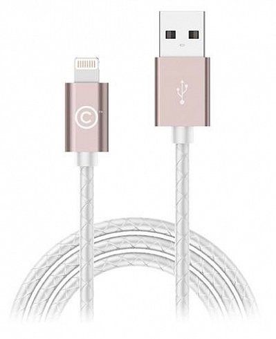 Кабель LAB.C Sync Charge Lightning Leather Cable 1.8m - Rose Gold, картинка 1