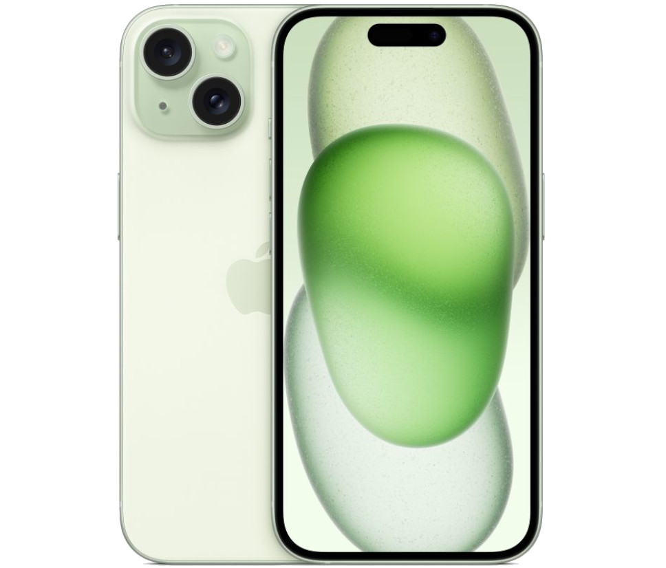 Смартфон Apple iPhone 15 256Gb Green (1 sim + eSIM), картинка 1