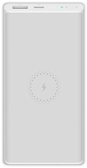 Внешний аккумулятор с поддержкой беспроводной зарядки Xiaomi Mi Power Bank Wireless Youth Edition 10000mAh (Белый), картинка 1