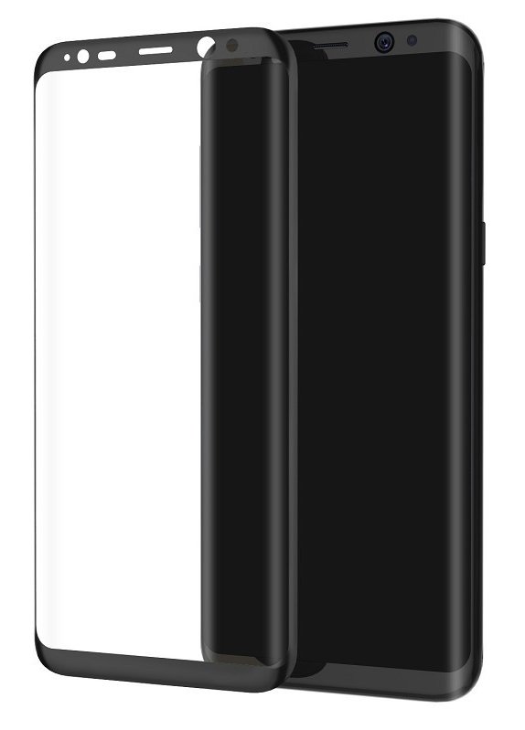 Защитное стекло MAHAZA 3D Tempered Glass Galaxy S8+ - Black, картинка 2
