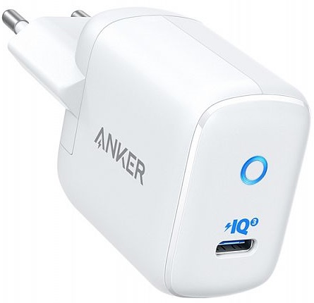 СЗУ Anker PowerPort 3 mini  30W USB-C White, картинка 1