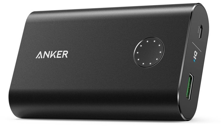 Внешний аккумулятор ANKER Powercore+ 10050 mAh Black, картинка 1