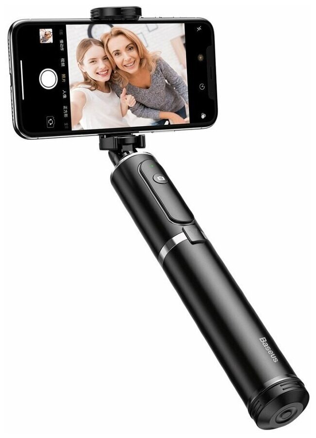 Монопод-штатив для селфи с пультом BASEUS Fully Foldind Selfie Stick - Silver, картинка 4