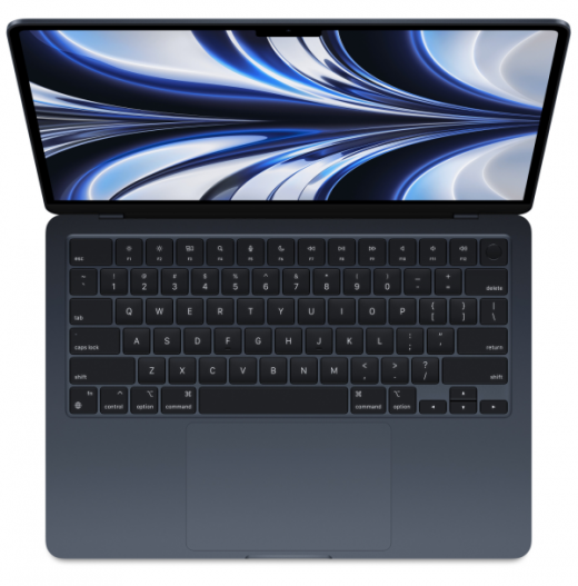Ноутбук Apple MacBook Air 13" Midnight (Mid 2022) MLY43 M2 8Gb/512Gb SSD/Touch ID, картинка 2
