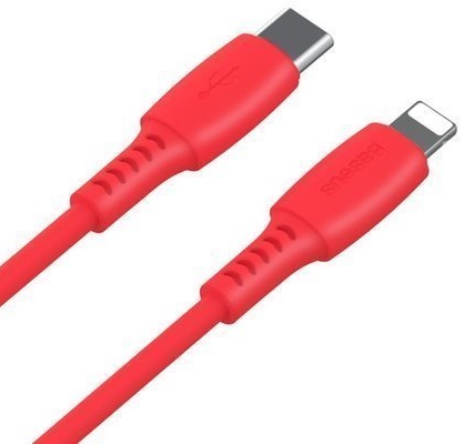 Кабель BASEUS Colorful Cable Type-C to Lightning 18W 1.2m - Red, картинка 2
