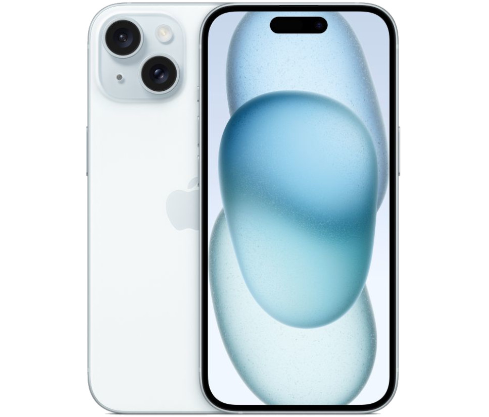 Смартфон Apple iPhone 15 128Gb Blue (1 sim + eSIM), картинка 1