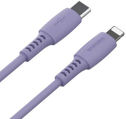 Кабель BASEUS Colorful Cable Type-C to Lightning 18W 1.2m - Purple, картинка 2