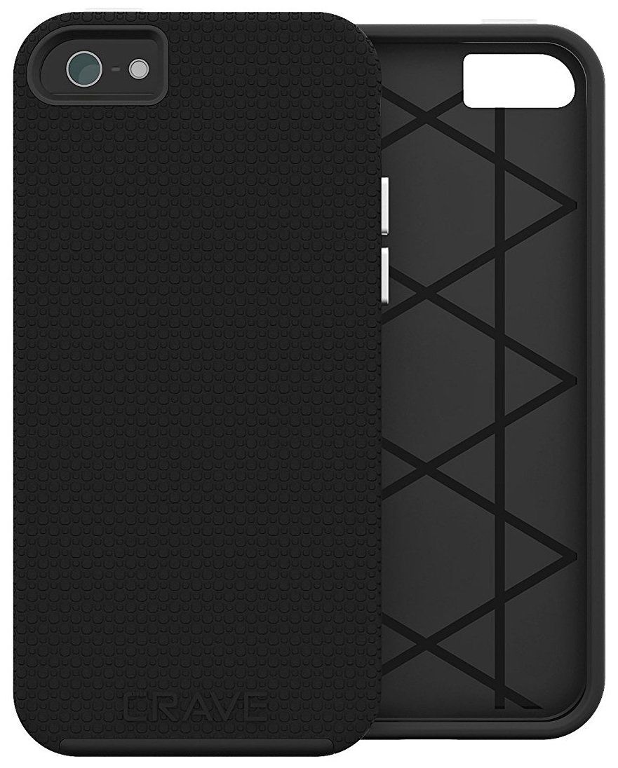 Чехол Crave iPhone 5S/SE Combo - Black, картинка 2