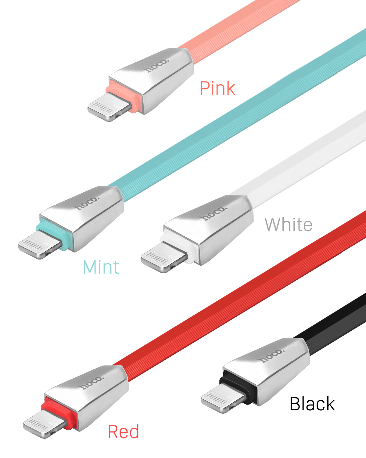 Кабель HOCO X4 Zinc Rhombic Lightning Cable 1.2m - Pink, картинка 1