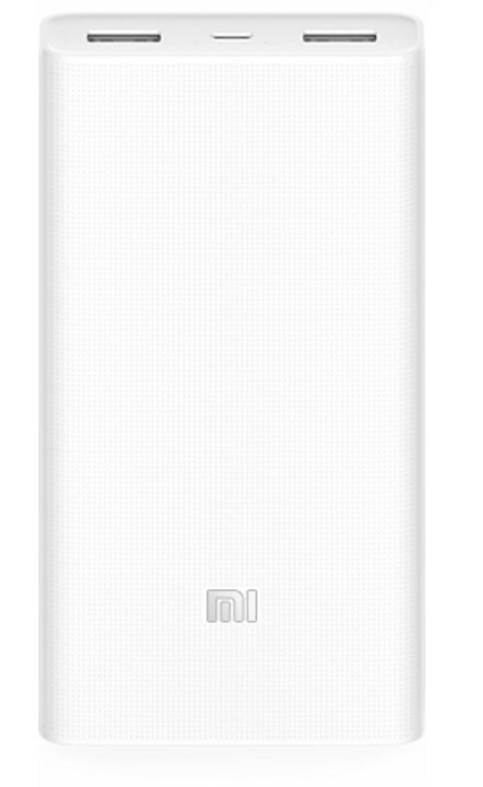 Внешний аккумулятор XiaoMi Power Bank 2 20000mAh - White, картинка 1