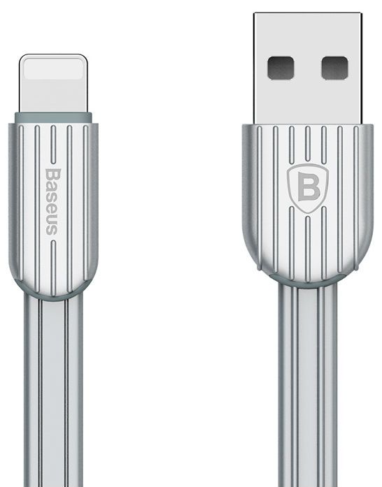 Кабель BASEUS Travel Lightning Cable 1m - Silver, картинка 1