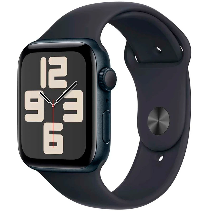 Apple Watch SE 2023, 40 мм, алюминий цвета «Midnight», спортивный ремешок цвета «Midnight» S/M