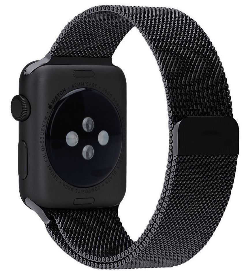 Ремешок для Apple Watch 42mm Milano - Black, картинка 3