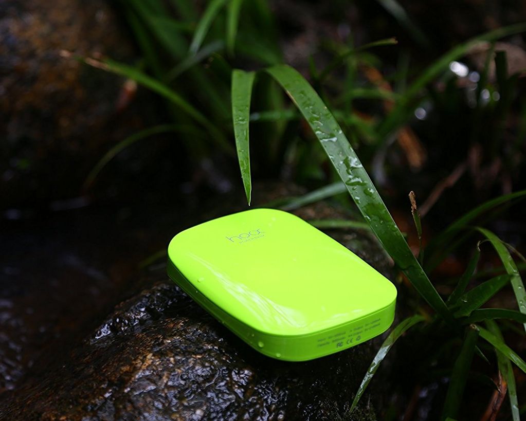 Внешний аккумулятор Hoox Magic Stone 6000mAh 2 USB - Green, картинка 3